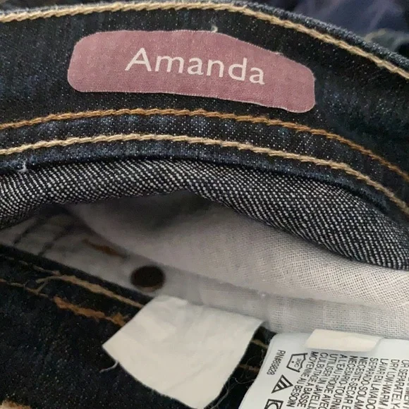 Gloria Vanderbilt AMANDA Blue Jeans NWOT Size 12 SHORT - Picture 5 of 6